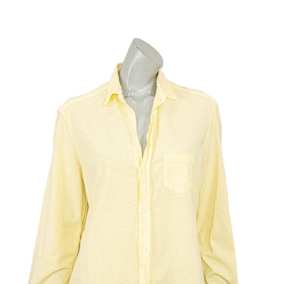 Frank & Eileen Tee Lab Button up HJ Shirt Yellow Cotton Size small - Picture 7 of 8
